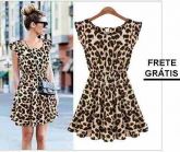Vestido Vestidinho Onça Oncinha Arara Virtual Frete Gratis