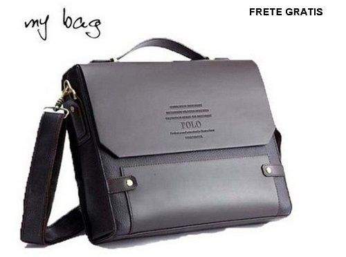 Bolsa Masculina Pasta Mensageiro Polo Arara Virtual